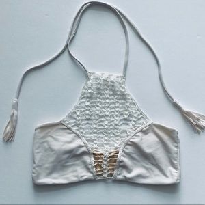 Acacia Crochet Panama Top Medium Bikini